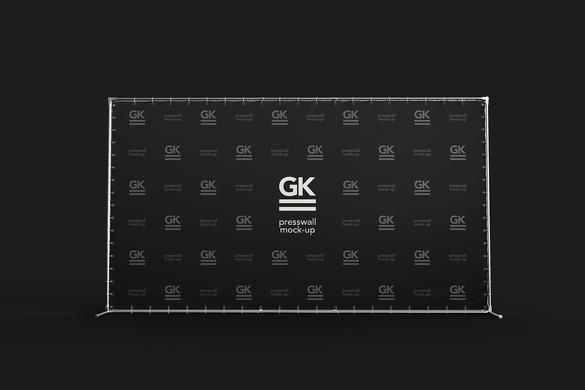 3D Presswall mock-ups, a Product Mockup by GK Creative (Photo 3 of 5)
