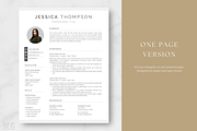 Modern Resume Template - Jessica, a Resume Template by AntDesignStudio (Thumbnail 2 of 9)