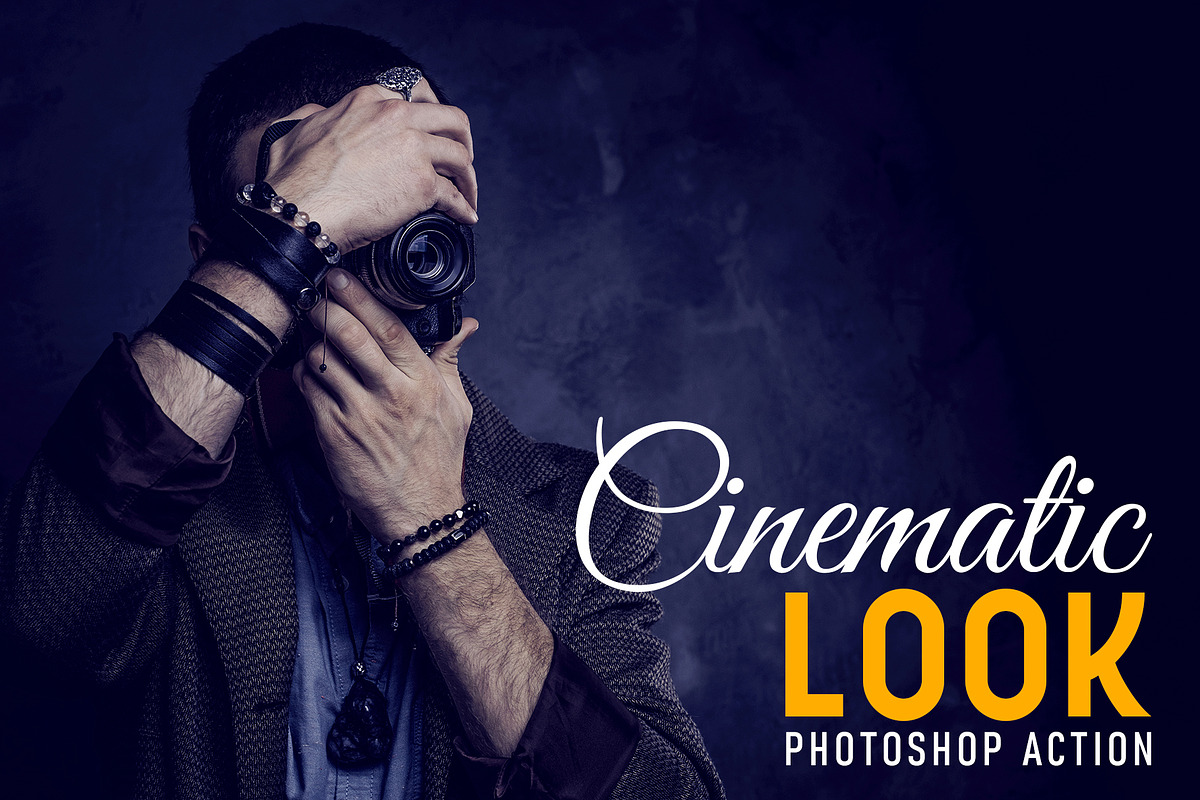 Cinematic Look Photoshop Action, an Action Add-On by CraftingStudio (Photo 1 of 4)