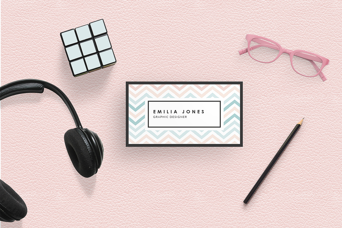 Pastel Color Bussiness Card Template, a Business Card Template by MH Design Template (Photo 6 of 6)