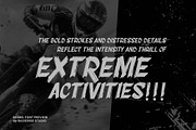 Rexbel a Rough Brush Font, a Blackletter Font by Rasiorise Studio (Thumbnail 7 of 10)