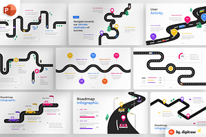 Roadmap Journey Infographic Template