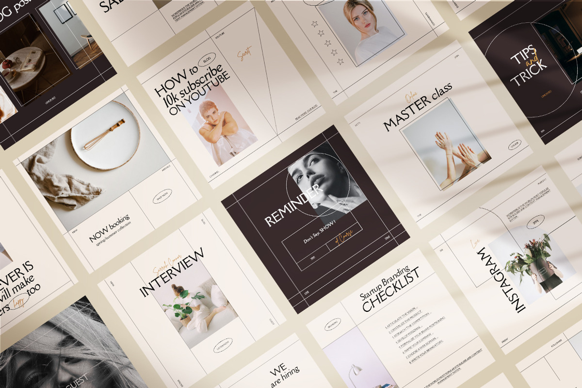 Content Marketing Template PS CANVA, a Social Media Template by goodesign (Photo 6 of 14)