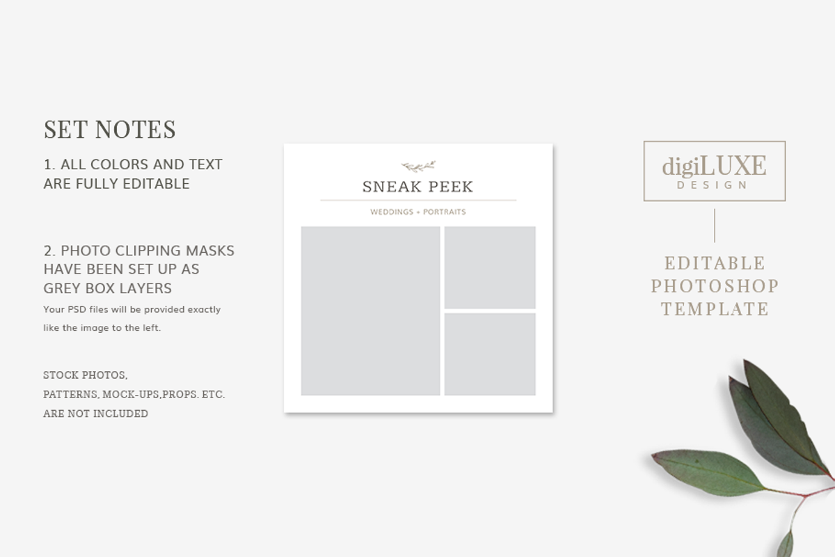 Wedding Instagram Templates, a Social Media Template by Digiluxe (Photo 2 of 3)