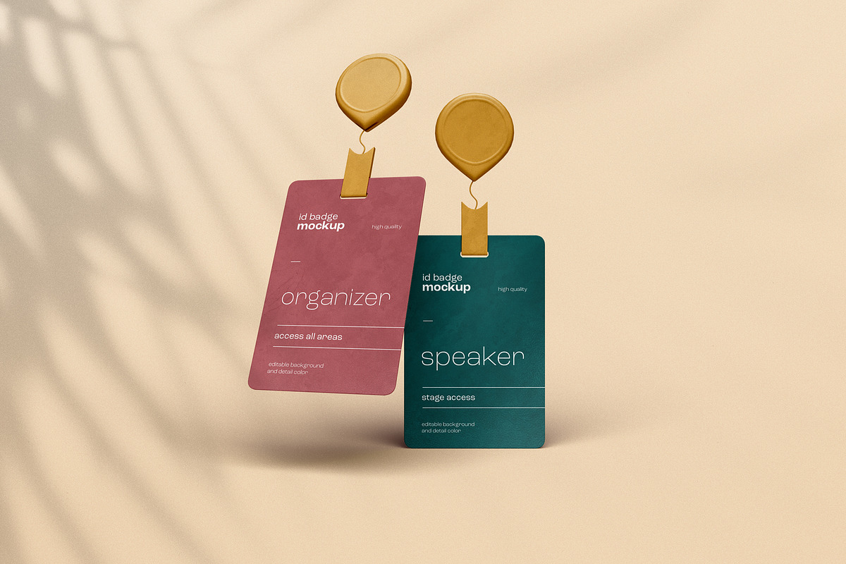 ID badge & business card mockup, a Product Mockup by dpi (Photo 11 of 16)