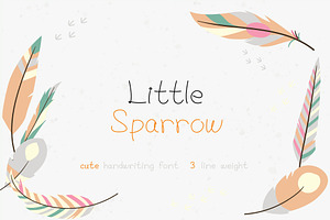Little Sparrow | handwriting font