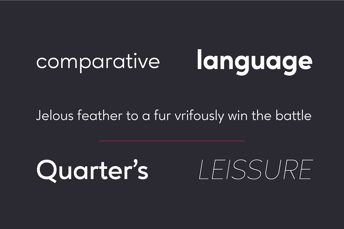 Ageo; 16 Geometric Font Family, a Sans Serif Font by Eko Bimantara (Photo 2 of 13)