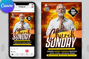 Sunday Church Conference Flyer, a Flyer Template by Psd Templates (Thumbnail 2 of 3)