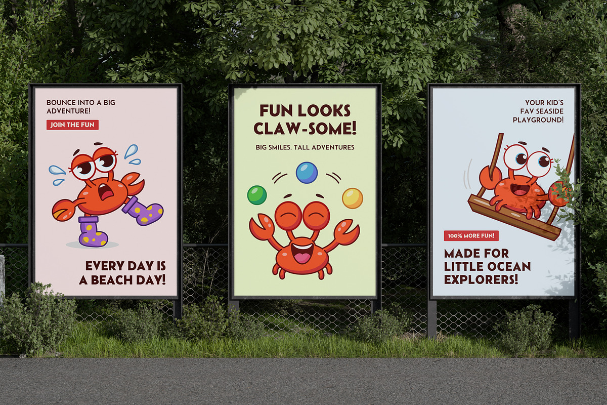 100 Crab Flat Vector Icons, an Emoji Icon by Brickclay (Photo 3 of 11)