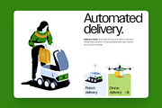 Isometric delivery illustrations, an iPhone Mockup by Formfrom (Thumbnail 6 of 11)