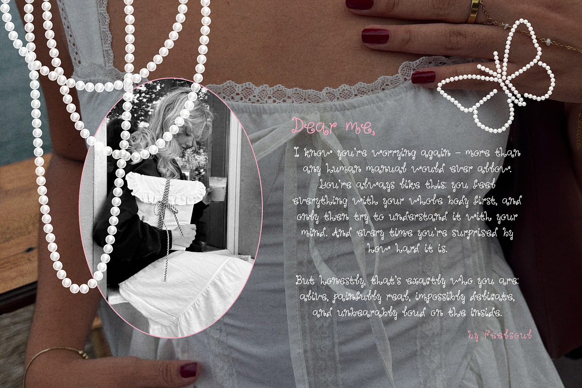 Darling Girly Font, a Handwritten Font by Feelsoul (Photo 3 of 9)