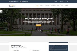 Eduguide – Education HTML Template, a Bootstrap Template by HasThemes