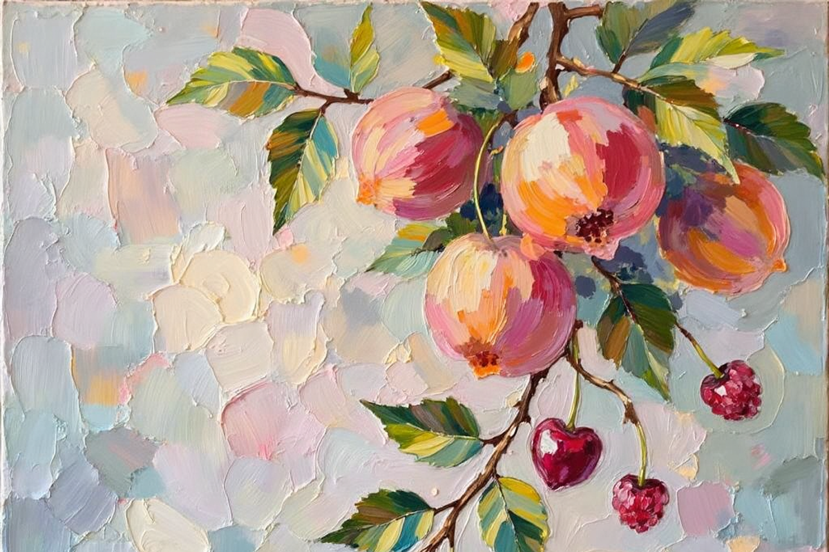 Tropical, Summer Fruit Oil Painting, a Food Illustration by PLUM&FIGS (Photo 19 of 22)