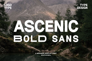 Ascenic Bold Sans Font Typeface