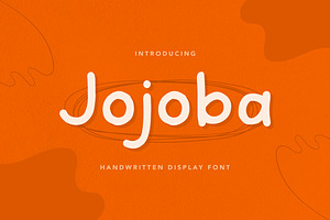 Jojoba Handwritten Display Font