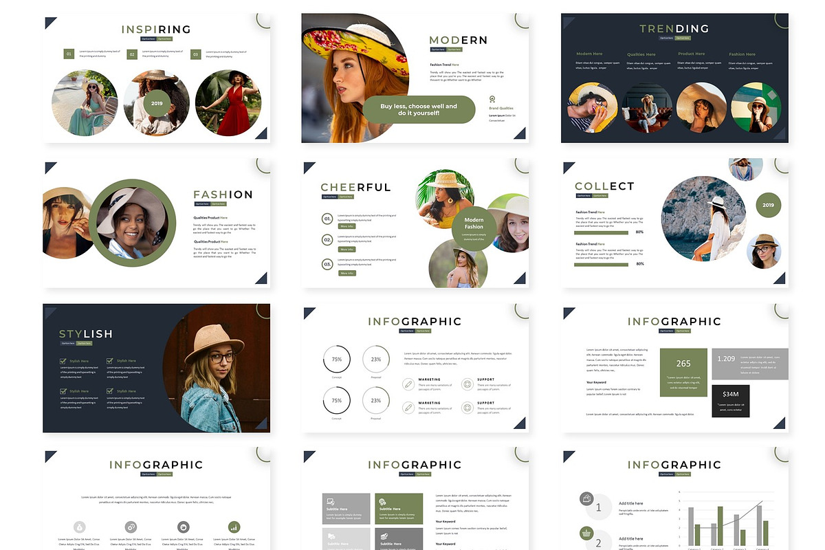 Fashion - Powerpoint Template, a Presentation Template by AQR Studio