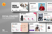 Social Strategy PowerPoint Template, a Presentation Template by Design Vault (Thumbnail 1 of 3)
