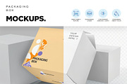 7 Packaging Box Mockups, a Packaging Mockup by megostudi0 (Thumbnail 2 of 9)