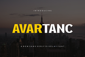 Avartanc - Font