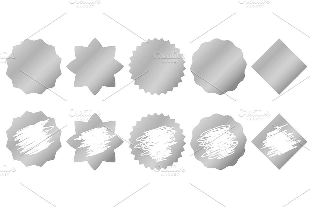Set of scratch off layers of various, an Object Illustration by Tati_Kli