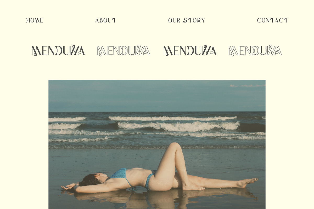 Menduwa - Sans Serif Vintage, a Sans Serif Font by Boril Std (Photo 10 of 12)