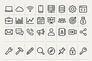 43 Beauty Makeup Outline Icons, an Outline Icon by adenpinkstore (Thumbnail 14 of 24)