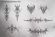 Neotribal Shapes Vol. II Vector Pack, an Object Graphic by MiksKS (Thumbnail 9 of 10)