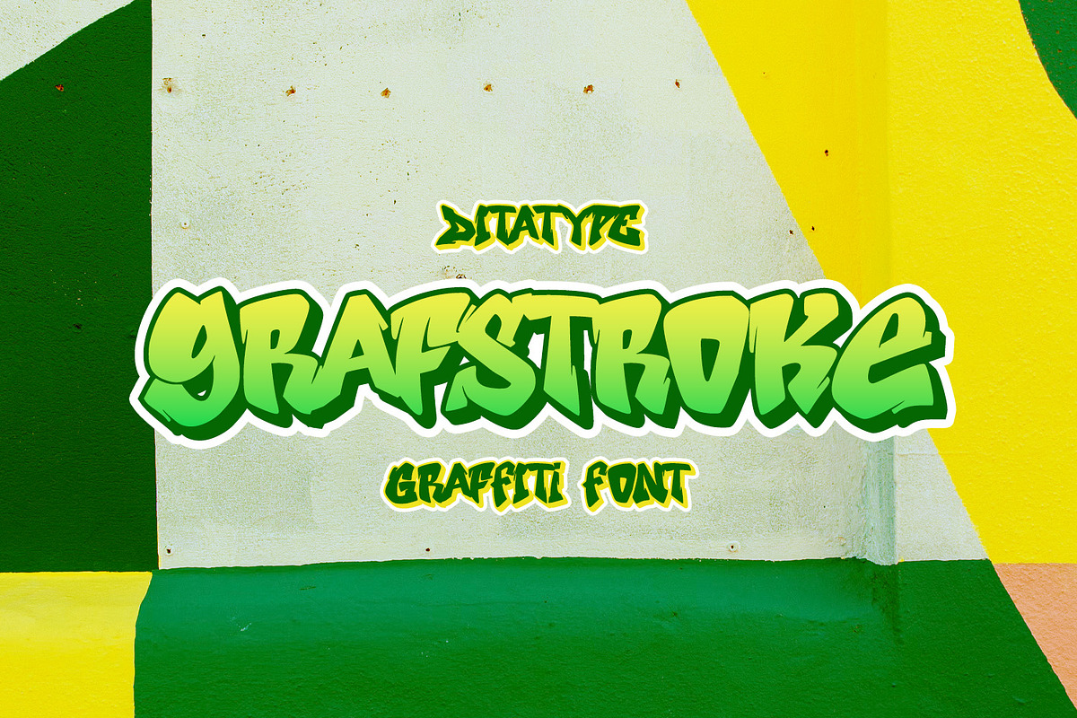Grafstroke, a Script Font by Ditatype (Photo 1 of 11)
