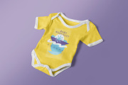 Baby Romper Mockup, a Product Mockup by PixelVoyager (Thumbnail 3 of 8)