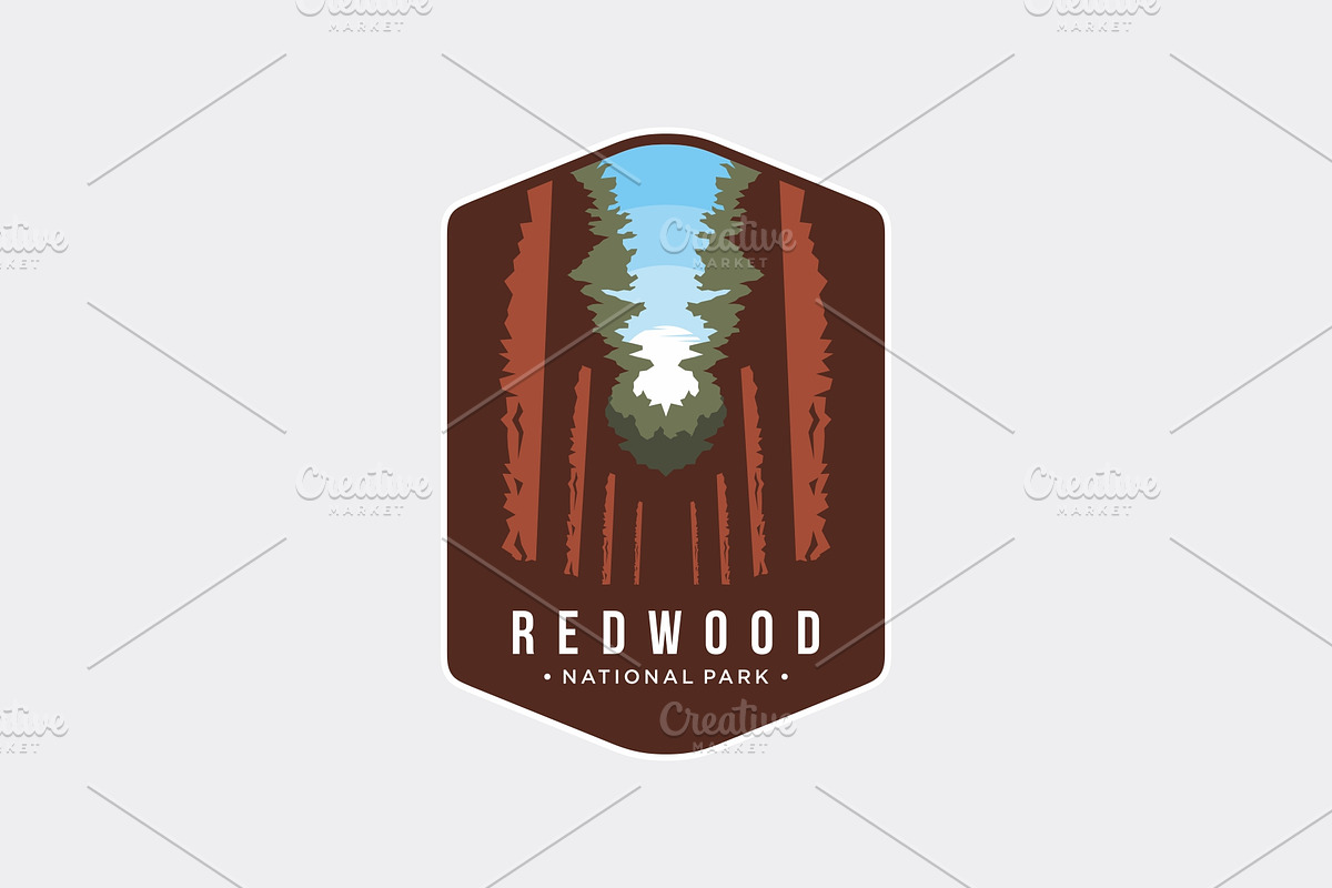 Redwood National Park Logo, a Branding & Logo Template by swarnstudio