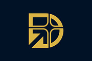 Letter D arrow star logo, a Branding & Logo Template by Rasagama Studio (Thumbnail 2 of 4)