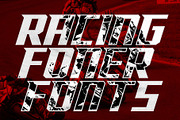 Racing Foner Regular Font Series, a Font by Multype Studio (Thumbnail 8 of 9)