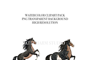 20 Horse Clipart, an Animal Illustration by Pati Charm Studio (Thumbnail 5 of 8)