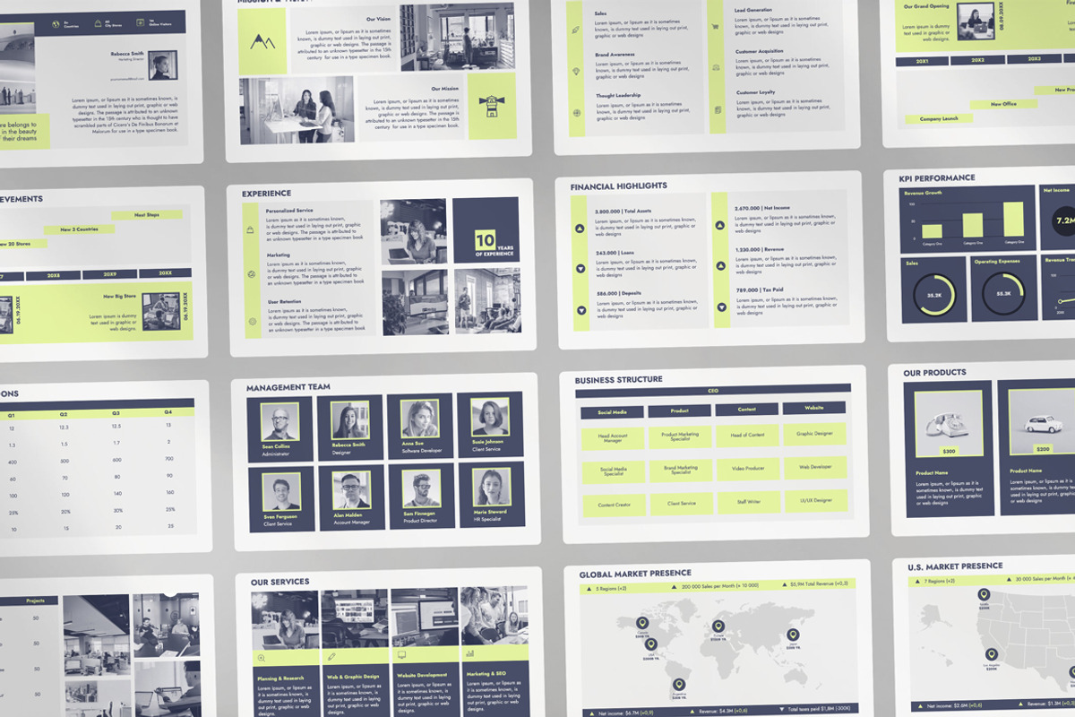 Annual Report Presentation Template, a Presentation Template by JetzTemplates (Photo 4 of 5)