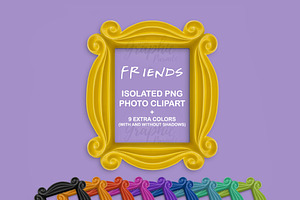 Isolated Friends TV show frames