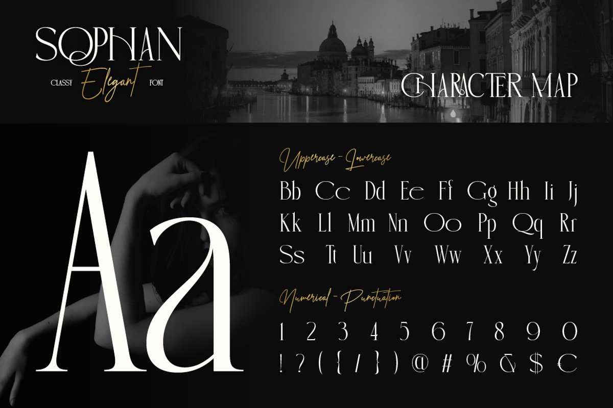 Sophan Elegant, a Serif Font by Burntilldead (Photo 2 of 12)