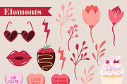 Nature-Inspired Valentine's Clipart, a Seasonal Illustration by The Audacious Brush (Thumbnail 3 of 4)