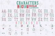 This Holiday Season - Christmas font, a Font by arausidp (Thumbnail 3 of 8)