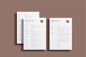 Minimal And Clean Resume/CV Template