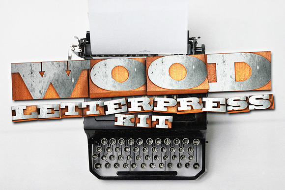 Wood Letterpress Kit preview 6