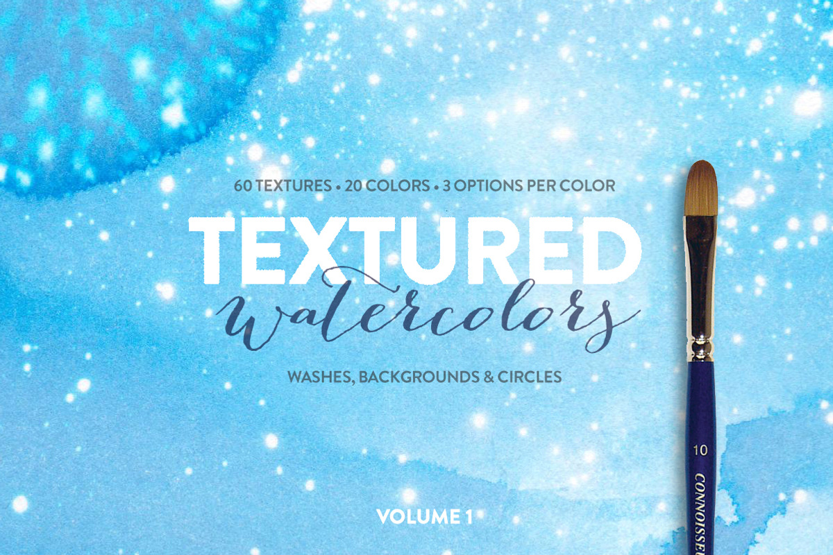 60 Textured Watercolors - Volume 1, a Texture Graphic by Graphic Goods Co (Photo 1 of 4)