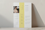 White and Yellow CV Template, a Resume Template by Filip Studio (Thumbnail 1 of 4)