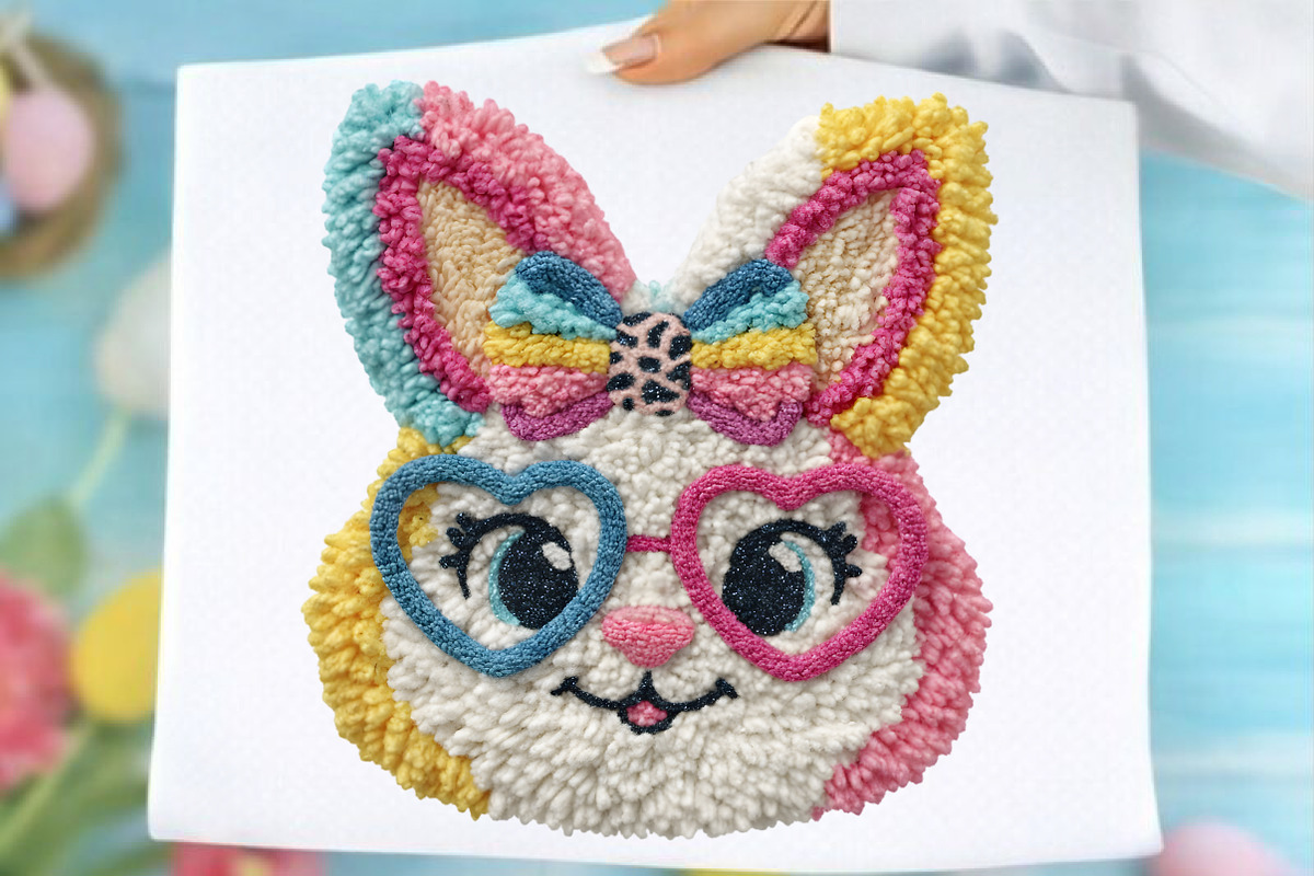 Latch Hook Easter Bunny Png Yarn, an Illustration by SinaCreation (Photo 1 of 7)