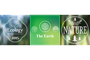 Set with trees: icons and patterns, a Background Graphic by lycka (Thumbnail 3 of 5)