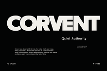 Corvent – Geometric Sans Serif