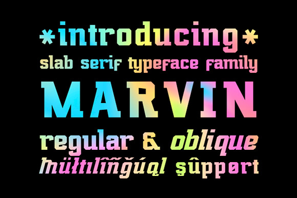 Marvin regular & oblique preview 6