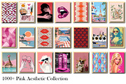 Pink Aesthetic Wall Art Collection, a Wallpaper Photo by Chipshpow Graphics (Thumbnail 10 of 10)