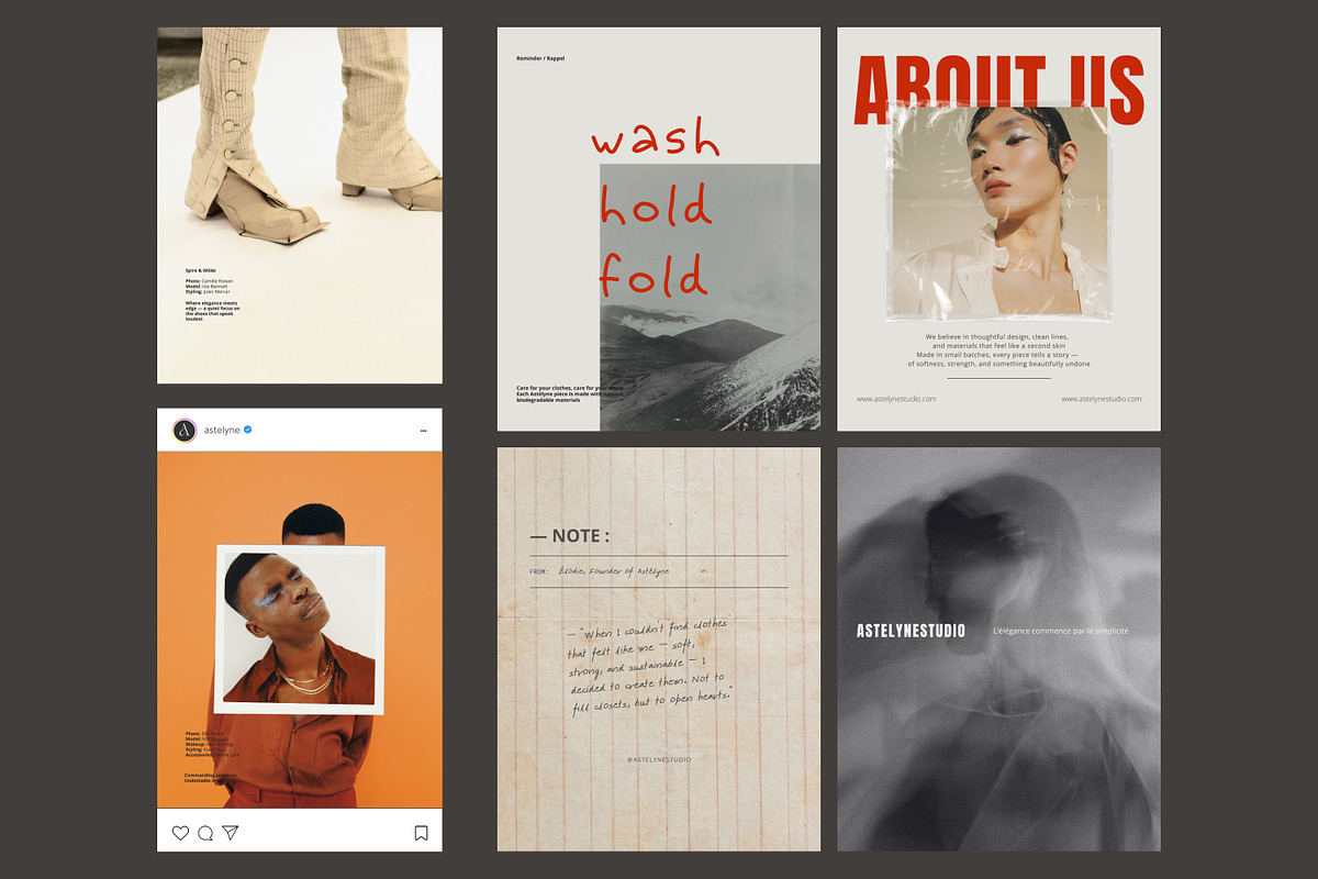 Astelyne • Instagram Template Kit, a Social Media Template by rainbojelia (Photo 6 of 8)