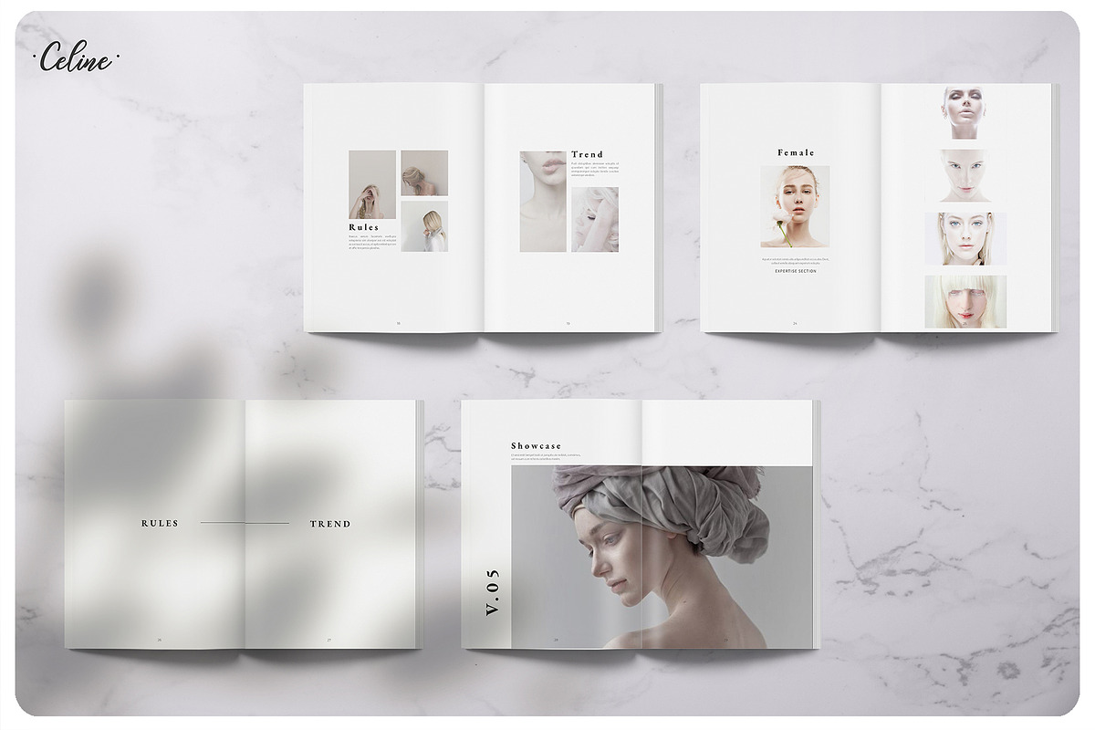 RULES Photography Lookbook Template, a Magazine Template by Celine Studio (Photo 8 of 9)