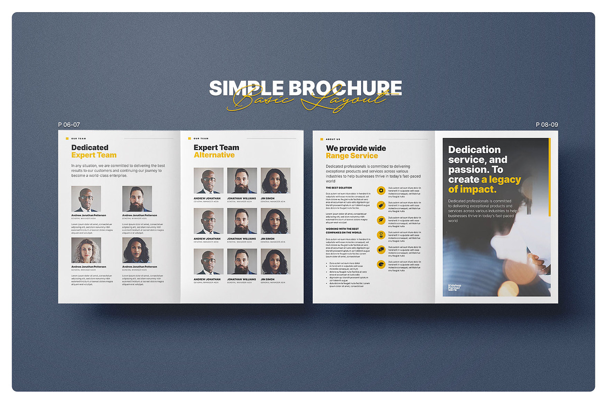 Brochure, a Brochure Template by Proonty (Photo 3 of 5)